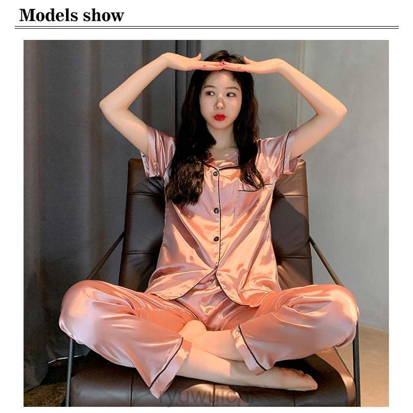 ペア パジャマ 半袖 春夏 カップル ペア ルームウェア 結婚祝い プレゼント カップル ペア パジャマ 冬 ギフト 上下 セット 部屋着 パジャマ | ブランド登録なし | 08