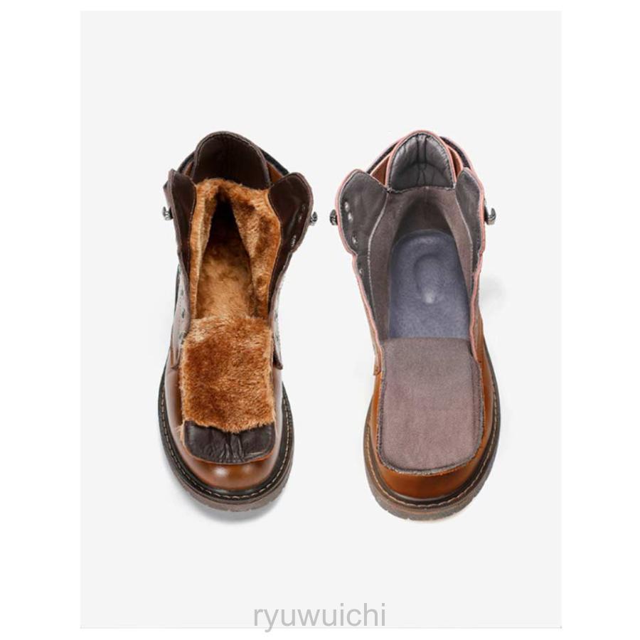 秋 ショートブーツ ミリタリーブーツ 春 革靴 防滑 ブーツ レースアップブーツ ショートブーツ ベルト メンズ 夏  冬 | ブランド登録なし | 08