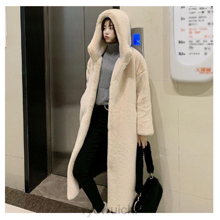 エコファー ファーコート 秋冬 春 エコファー コート ロング丈 ふわふわ モコモココート ボアパーカー レディース 冬アウター モコモコ 防寒 ゆっ | ブランド登録なし | 14