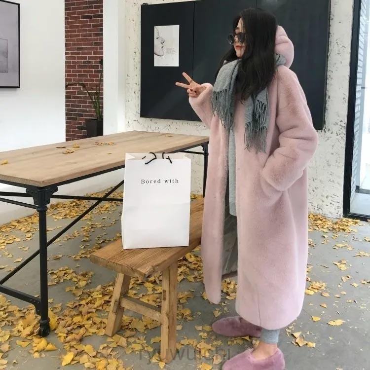 エコファー ファーコート 秋冬 春 エコファー コート ロング丈 ふわふわ モコモココート ボアパーカー レディース 冬アウター モコモコ 防寒 ゆっ | ブランド登録なし | 04