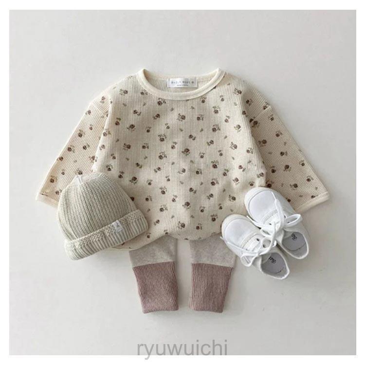 キッズ リブ レギンス バイカラー パンツ  レギパン 10分丈 ベビー服 幼児 ストレッチ 韓国子供服 春秋 冬 女の子 男の子 73 80 90 | ブランド登録なし | 14