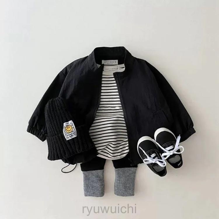キッズ リブ レギンス バイカラー パンツ  レギパン 10分丈 ベビー服 幼児 ストレッチ 韓国子供服 春秋 冬 女の子 男の子 73 80 90 | ブランド登録なし | 03