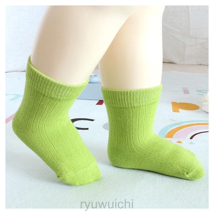 靴下 キッズ ベビー 6足組 ソックス 子供服 クルー丈ソックス 赤ちゃん 女の子 男の子 春秋 冬 フォーマル 無地 10カラー スクールソックス | ブランド登録なし | 12