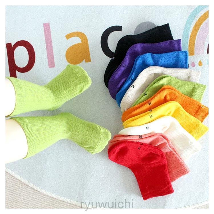 靴下 キッズ ベビー 6足組 ソックス 子供服 クルー丈ソックス 赤ちゃん 女の子 男の子 春秋 冬 フォーマル 無地 10カラー スクールソックス | ブランド登録なし | 13