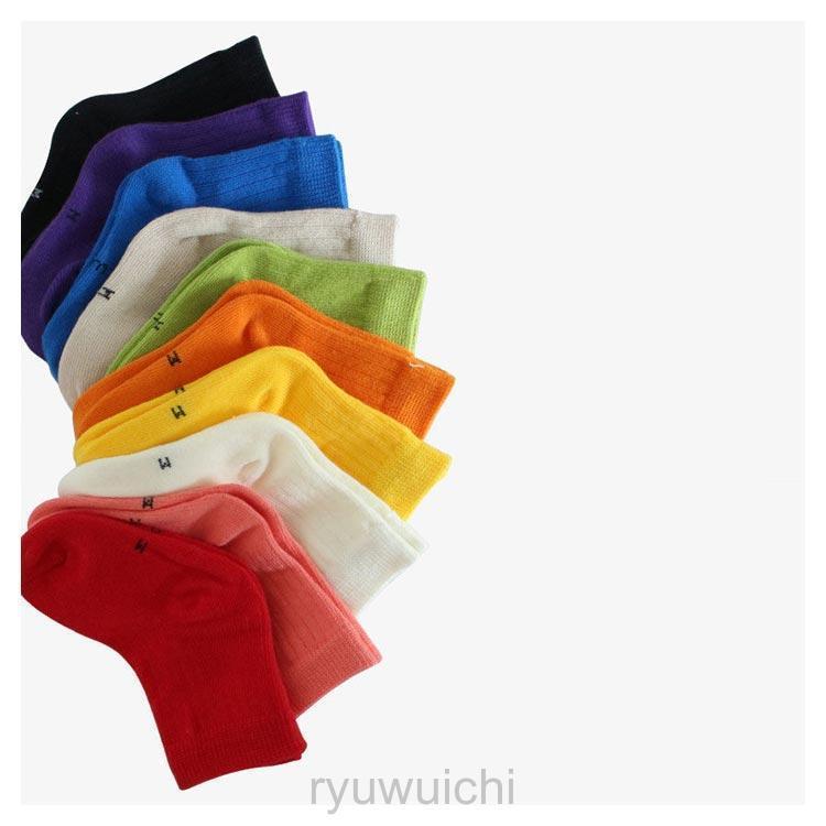 靴下 キッズ ベビー 6足組 ソックス 子供服 クルー丈ソックス 赤ちゃん 女の子 男の子 春秋 冬 フォーマル 無地 10カラー スクールソックス | ブランド登録なし | 16