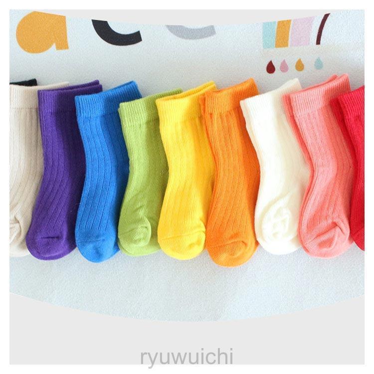 靴下 キッズ ベビー 6足組 ソックス 子供服 クルー丈ソックス 赤ちゃん 女の子 男の子 春秋 冬 フォーマル 無地 10カラー スクールソックス | ブランド登録なし | 17