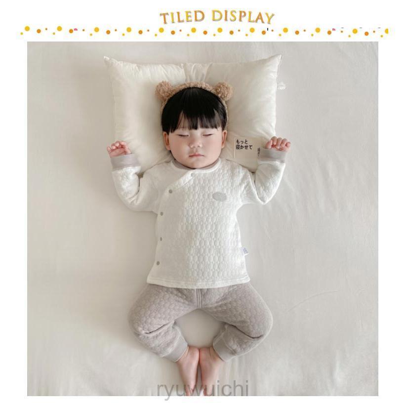 子供服 ルームウェア キルト 長ズボン 春 男の子 秋冬 キッズ 赤ちゃん コットン 上下セット 子供パジャマ 前開き 部屋着 長袖 保温 厚手 ベ | ブランド登録なし | 07