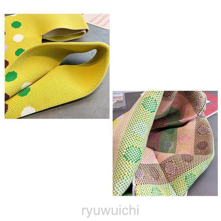 ハンドバッグ レディース ニットバッグ ドット柄 ミニトート ミニトートバッグ おしゃれ 可愛い 手提げ バッグ トートバッグ 春 夏 秋 冬 | ブランド登録なし | 11