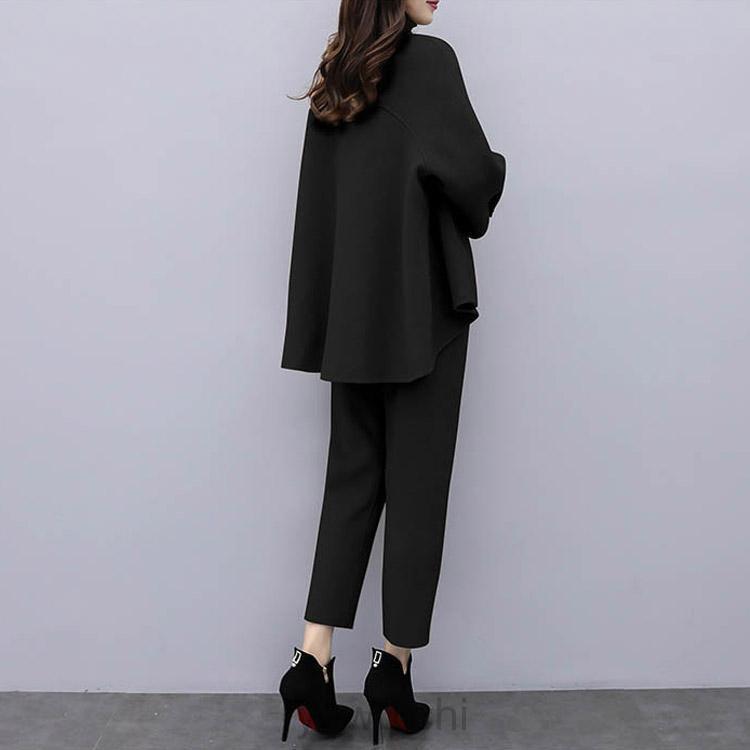 フォーマル 50代 レディース スーツ 母 パンツスーツ 冬 服装 長袖 卒業式 母 服 パンツスーツ 体型カバー おしゃれ セレモニースーツ ママ | ブランド登録なし | 04