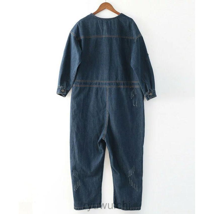デニム つなぎ レディース デニム オールインワン デニムパンツ