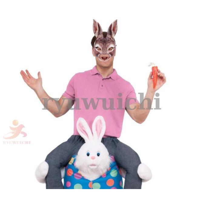 仮面 ウサギ 兎 はんにゃ お面 節分 イベント お祭り 撮影 : 龍一
