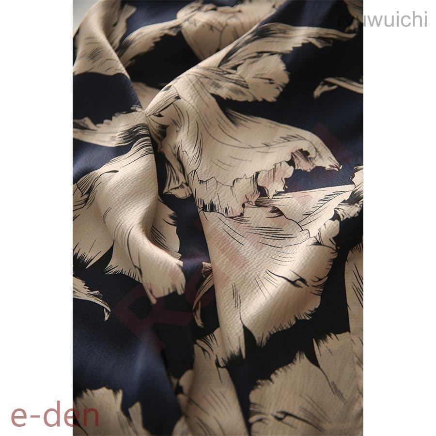 ワンピース レディース 40代 きれいめ マキシワンピース 春夏秋長袖ワンピースプリントレション Aラインスカート オシャレ大人 上品 ゆったり 通勤OL韓国風 ワンピース レディース 40代 きれいめ マキシワンピース 春夏秋長袖