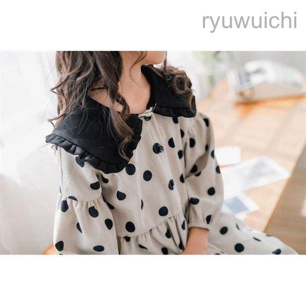子供服 ワンピース キッズ 長袖 子供ドレス dress 女の子 春秋 シャツワンピース 膝丈 韓国子供服 ジュニア カジュアル 復古風 可愛い 通学着 | ブランド登録なし | 11