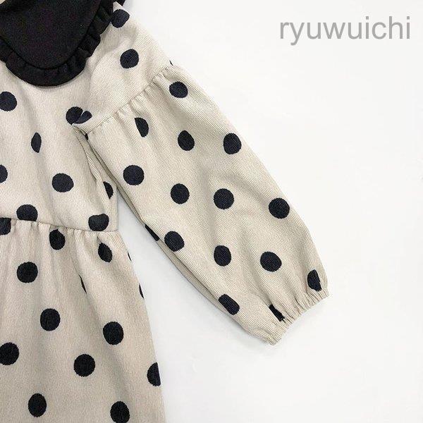 子供服 ワンピース キッズ 長袖 子供ドレス dress 女の子 春秋 シャツワンピース 膝丈 韓国子供服 ジュニア カジュアル 復古風 可愛い 通学着 | ブランド登録なし | 13