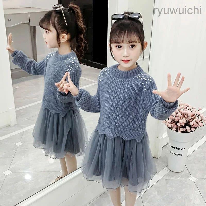 セットアップ 女の子 子供 子ども服 スカート セーター ニット 春 秋