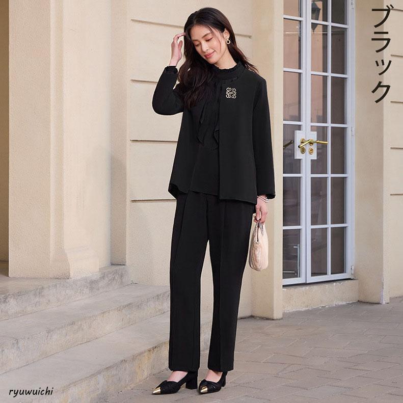 レディース スーツ パンツスーツ ビジネススーツ セットアップ 大きい