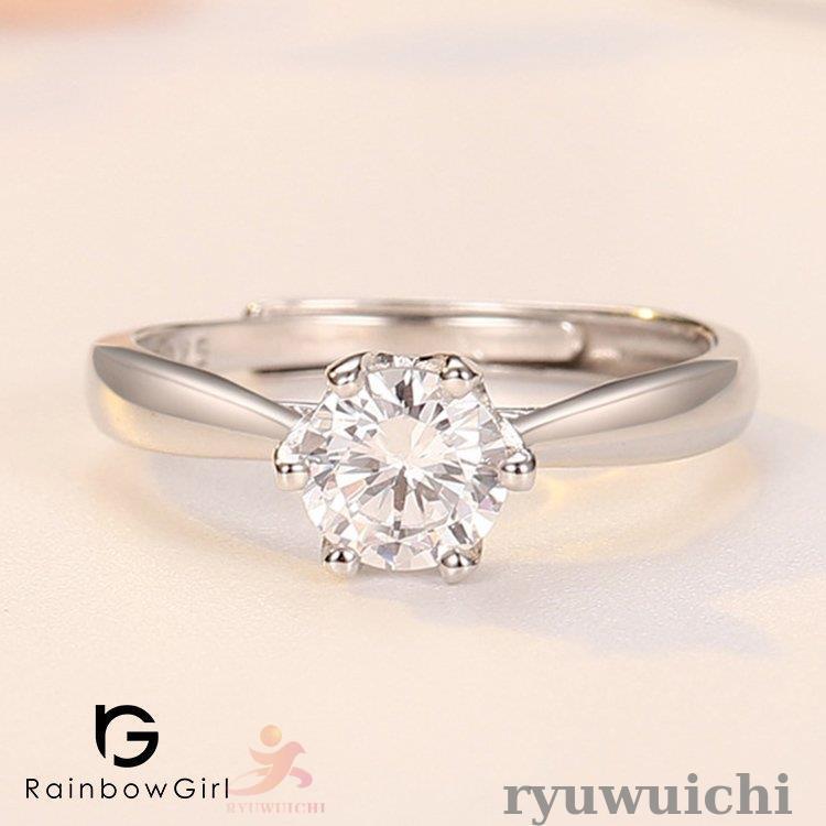 指輪 レディース 一粒ダイヤ 0.8カラット 婚約指輪 ダイヤモンド