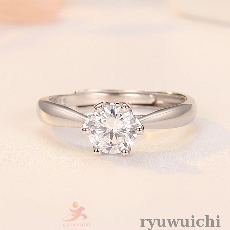 指輪 レディース 一粒ダイヤ 0.8カラット 婚約指輪 ダイヤモンドcz