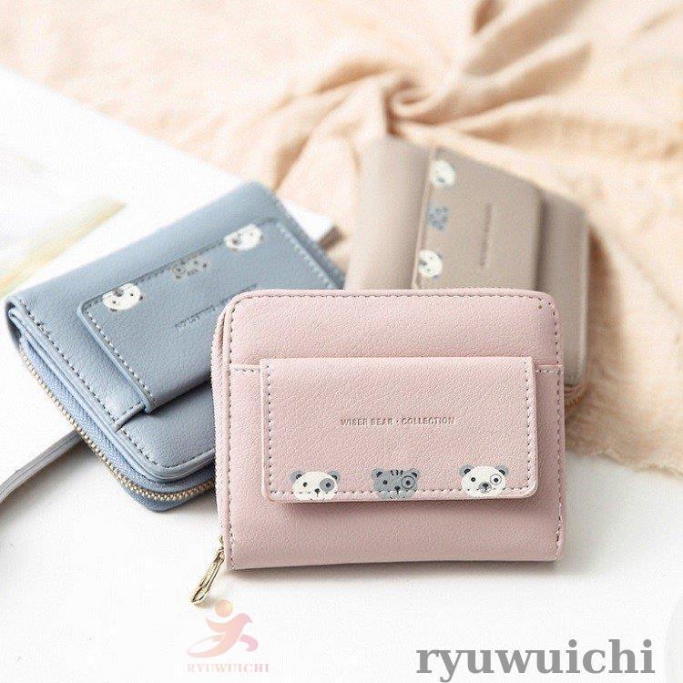 ミニ財布 レディース ミニバッグ 二つ折り 小さい シンプル 小銭入れ 