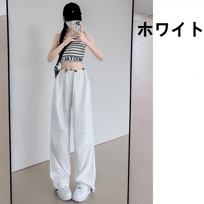 ワイドパンツ レディース ロングパンツ 体型カバー 長ズボン