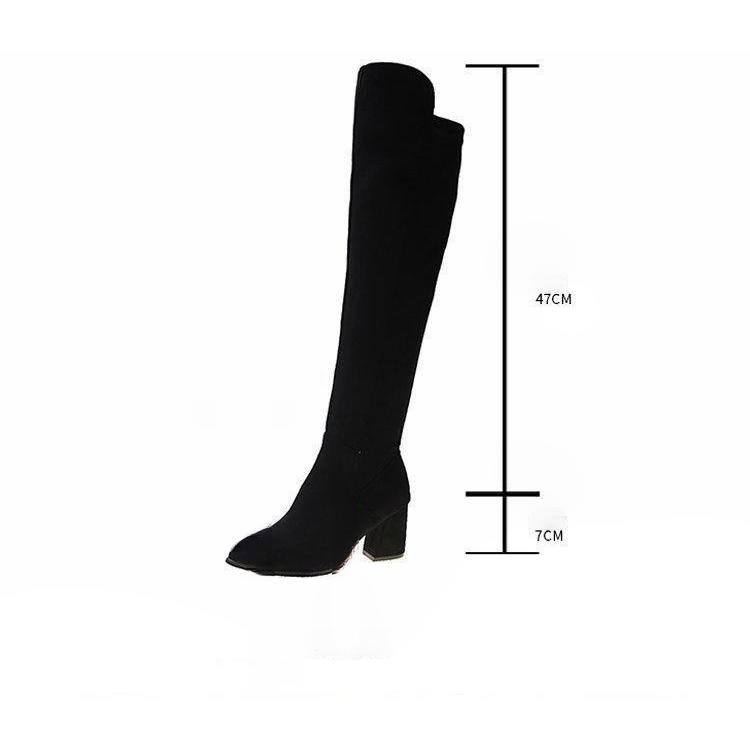 ニーハイブーツ レディース ロングブーツ ジョッキーブーツ 太ヒール