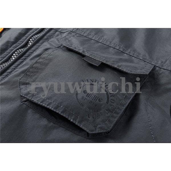 ベスト メンズ カメラマンベスト フィッシングベスト ジャケット 登山