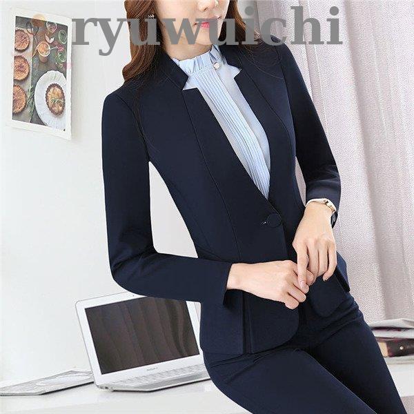 ポイント超超祭 パンツスーツ セットアップ リクルートスーツ ビジネススーツ 2点セット フォーマル 洗える 着痩せ レディース 入学式 卒園式 入園式 通勤 OL パンツスーツ セットアップ リクルートスーツ ビジネススーツ 2点