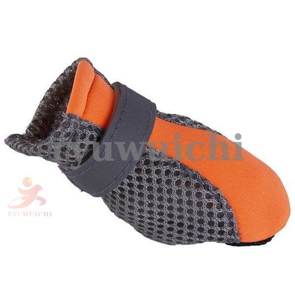 ペット用品 犬の靴 ドッグシューズ 靴下 1セット4個入り 反射 肉球保護