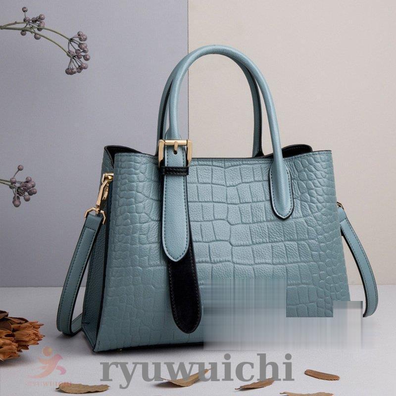 2色 本革牛革バッグ レディース 40代 30代 50代 手提げオシャレ