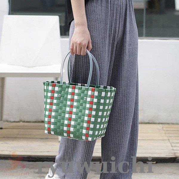 カラフルトートバッグ マザーズバッグ PPバンド カラートート サイズ