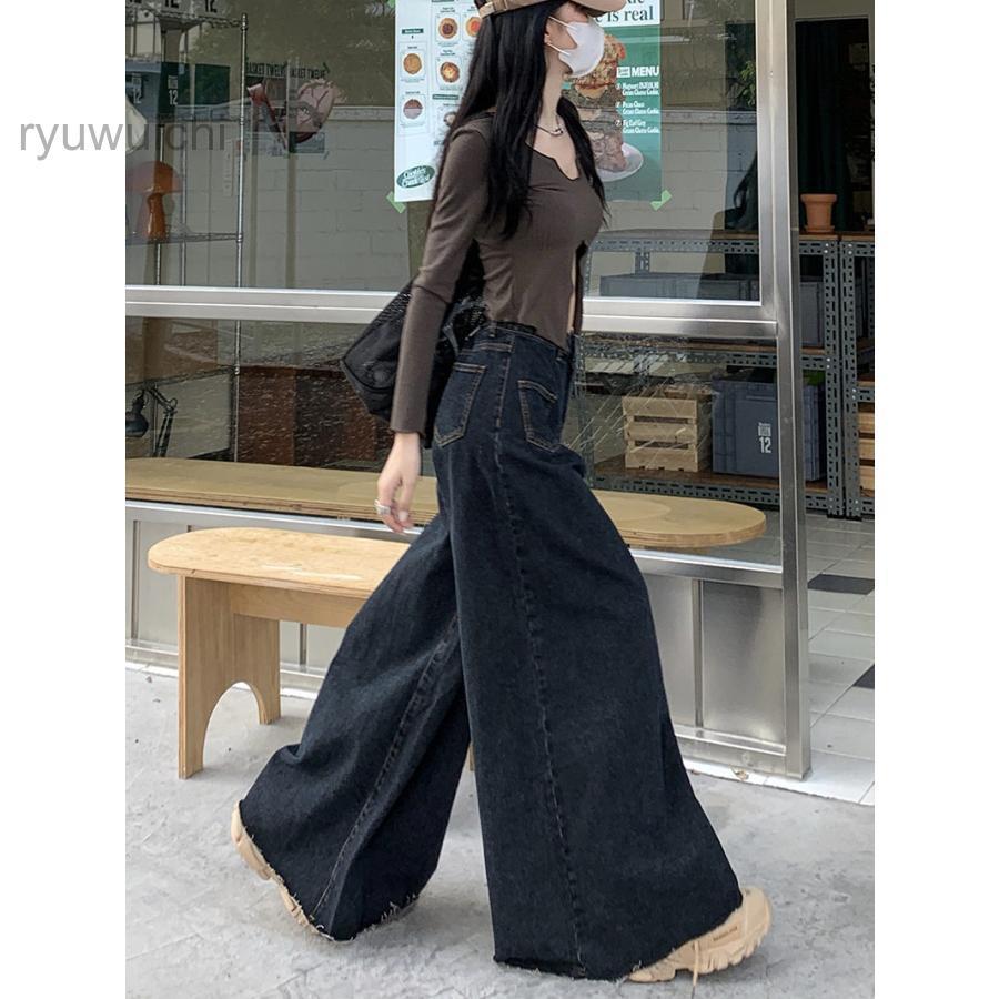 ワイドパンツ レディース ロング パンツ デニムパンツ サルエルパンツ