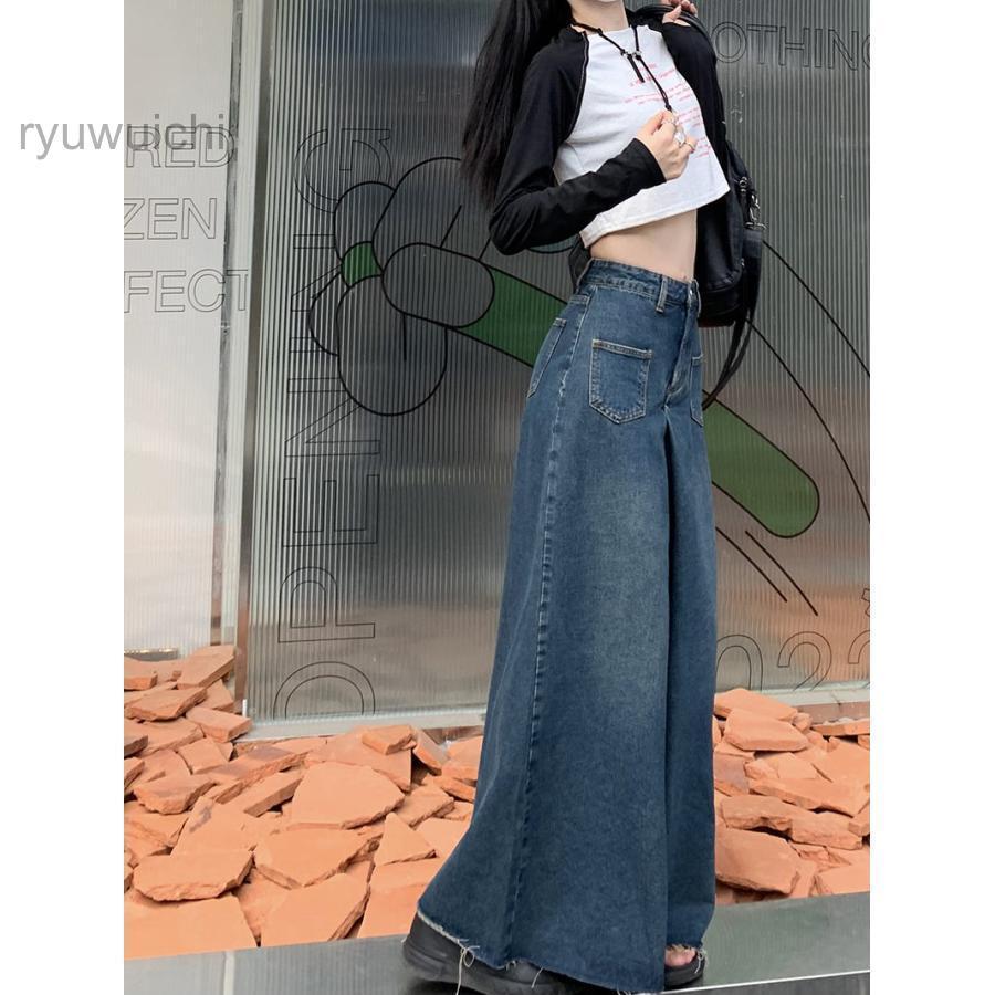 ワイドパンツ レディース ロング パンツ デニムパンツ サルエルパンツ