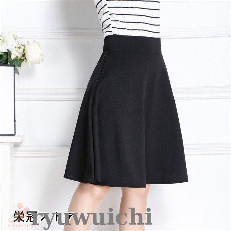 スカート レディース フレアスカート 膝上 ミニスカート 無地 フレア