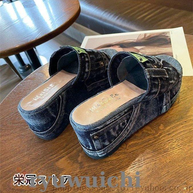 レディース 高品質なサンダル ミュール デニム スリッパ 歩き レディース 高品質なサンダル ミュール デニム スリッパ 歩き