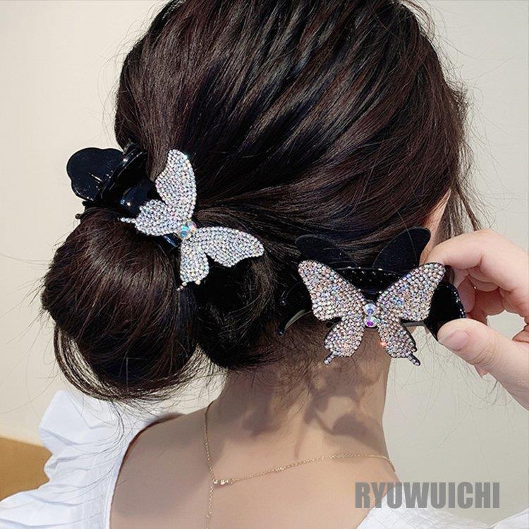 ヘアクリップ アクセサリー ジュエリー アクセ ヘアアクセサリー ヘアアクセ ヘアアレンジ ヘアクリップ 蝶 ラインストーン まとめ髪 ゴージャス 母親 Act32 Ry0105 Grasp221 龍一ストア 通販 Yahoo ショッピング