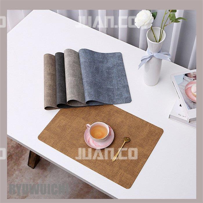 ランチョンマット 北欧 30x45cm 水洗い可 防水 撥水加工 断熱 PVC