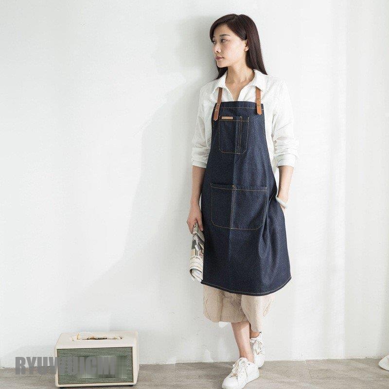 エプロン レディース デニム ジーンズ女性用 男性用 メンズ 業務用