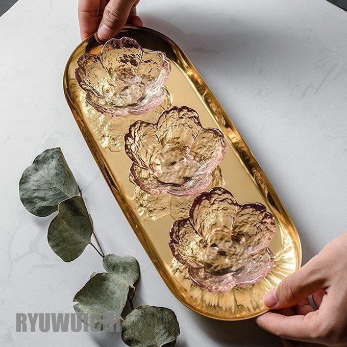 ガラス製品 置物 小皿 桜 sakura 桜柄 インテリア 雑貨 さくら ガラス