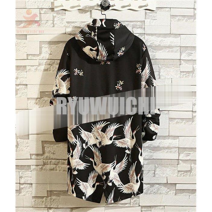 コート ロングコート メンズ 横須賀 パーカー ロング丈 ジャケット