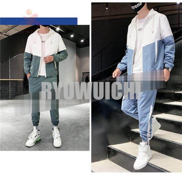 ジャージ メンズ上下 おしゃれ スウェット セットアップ 春秋 長袖 パーカー 前ファスナー付き ロングパンツ 大きいサイズ カジュアル フード付き 男性 Ry10 Lpns2285 龍一ストア 通販 Yahoo ショッピング