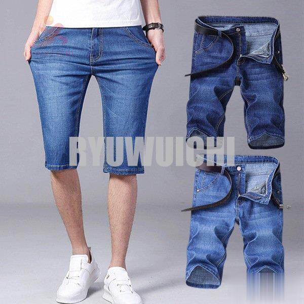 安全 ショートパンツ ハーフパンツ メンズ デニムパンツ ジーンズ 半ズボン 薄手 夏物 通気 デニム 細身 スリム ストレッチ 短パン 大きいサイズ 夏 Aynaelda Com