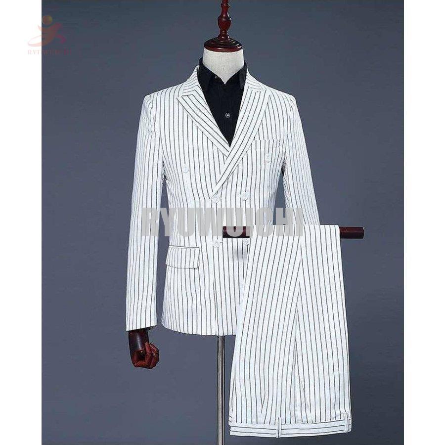 ジャケット メンズ スーツ テーラードジャケット ビジネス カジュアル 紳士 スリム ホワイト 白 スーツ フォーマルスーツ シングルスーツ ジャケット メンズ スーツ テーラードジャケット ビジネス カジュアル