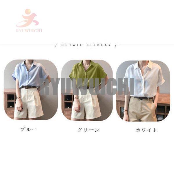 シャツ ブラウス レディース カジュアルシャツ リネン 綿麻 トップス