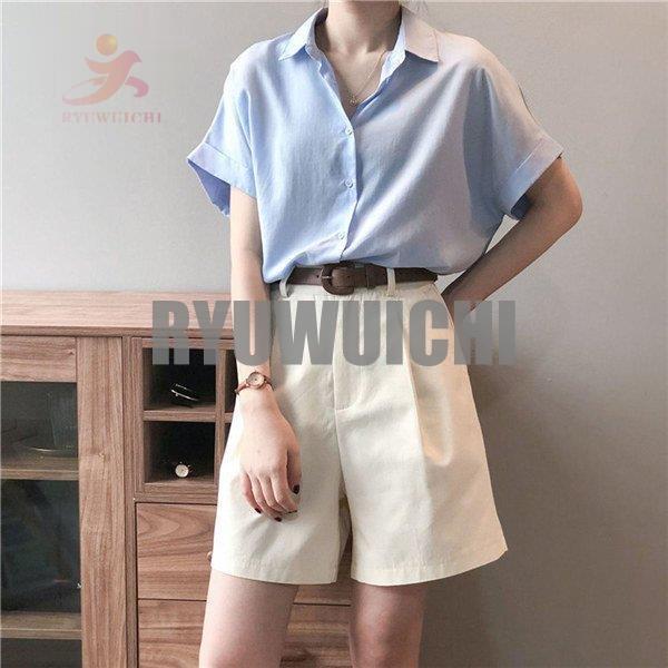 シャツ ブラウス レディース カジュアルシャツ リネン 綿麻 トップス