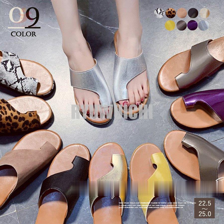 甲バンド トングサンダル レディース夏 : 龍一ストア - 通販 - Yahoo