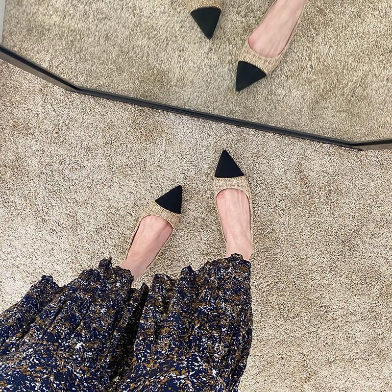 パンプス レディース ぺたんこ フラットシューズ 通勤通学 ローヒール