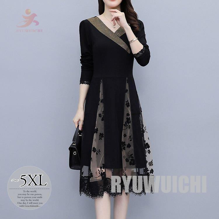 安心発送 ワンピース 花柄レース 透け感 大きいサイズ 女子旅 休日スタイル デート 清楚 上品 フェミニン お出かけファッション 学校行事 大人可愛い キレイ目 ワンピース サイズ 2xl Panero Shop