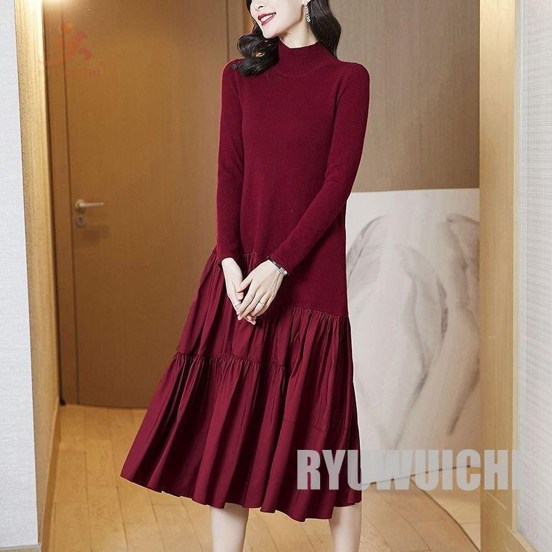 人気を誇る 膝下丈 アシンメトリー ハイネック 長袖 ニットワンピース オフィスカジュアル 食事会 女子会 可愛い 母親 ママ 大人可愛い フェミニン ワンピース 商品到着後レビューと評価を書く 問い合わせページ にご連絡頂ければ850円返金致します Demolition