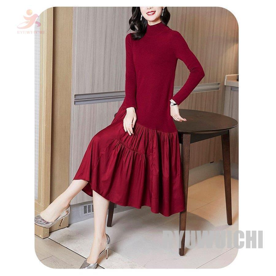 人気を誇る 膝下丈 アシンメトリー ハイネック 長袖 ニットワンピース オフィスカジュアル 食事会 女子会 可愛い 母親 ママ 大人可愛い フェミニン ワンピース 商品到着後レビューと評価を書く 問い合わせページ にご連絡頂ければ850円返金致します Demolition