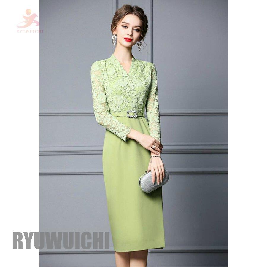 新品本物 ラインストーン セレブコーデ ベルト 膝丈 タイト カシュクール 花柄レース ワンピース きれいめ 入学式 お出かけ パーティースタイル 結婚式 お呼ばれ パーティドレス サイズ M Readingtherapycenter Com